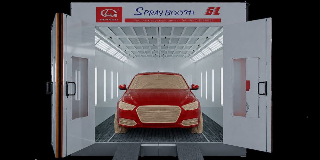 Окрасочно-сушильная камера Guangli для легковых автомобилей